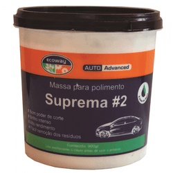 MASSA DE POLIR SUPREMA Nº2 900GR - ECOWAY - 12972 - PLANALTO VERDE TINTAS