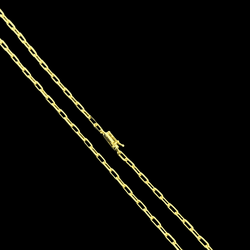 Corrente Cartier (4mm) - 70cm - Feche Canhão - Ban... - P.O Joias