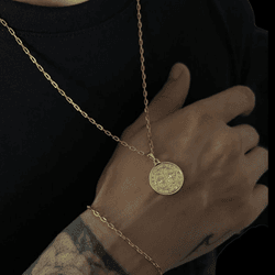 Kit Cartier Tradicional + Pulseira - Banhado a Our... - P.O Joias