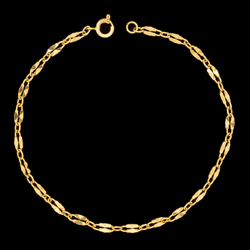Pulseira Achatada(2mm) - Banhado A Ouro 18k - PA2... - P.O Joias