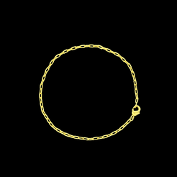 Pulseira Cartier Tradicional (3mm) - Banhado a Our... - P.O Joias