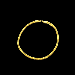 Pulseira Elo Cadeado(4mm) - PULSEIRA-ELO-CD-001 - P.O Joias