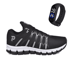 Tênis Esportivo Unissex Corrida Caminhada Leve e C... - Polo Blu