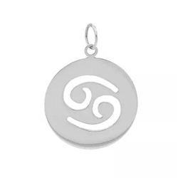 Pingente De Prata 925 Signo Câncer - 900155 - Desejo de Prata ®️