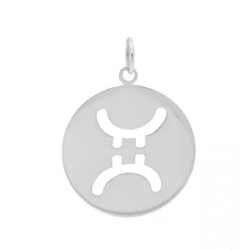 Pingente De Prata 925 Signo Gêmeos - 900159 - Desejo de Prata ®️
