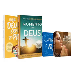 Kit devocionais + Livro o que Deus espera dos Pais - Presente Cristão