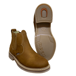Botina Zebu 52115 (91021) - NOBUCK Castor - 20604 - PROTEC HORSE - A LOJA DOS GRANDES CAMPEÕES
