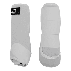 BOLETEIRA DIANTEIRA EQUITECH - VELCRO JAPAO BRANCO... - PROTEC HORSE - A LOJA DOS GRANDES CAMPEÕES