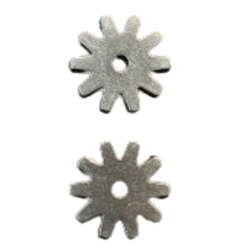 ROSETA VINAGRE 10 DENTES GRANDE INOX - 3067 - 2034 - PROTEC HORSE - A LOJA DOS GRANDES CAMPEÕES