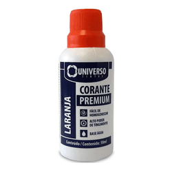 Corante Universo Bisnaga Laranja - 50ml - Protetintas