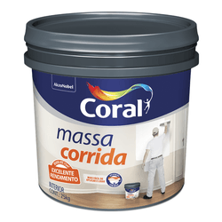 Massa Corrida Coral Balde - 25Kg - Protetintas