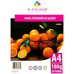 Papel Fotográfico Glossy 180g A4 X-Colou... - QPAPEIS