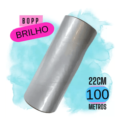 Bobina de BOPP Brilho 22mmx100m - QPAPEIS