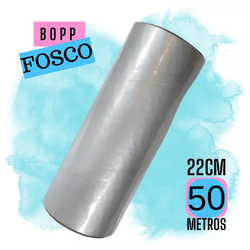 Bobina de BOPP Fosco 22mmx50m - QPAPEIS