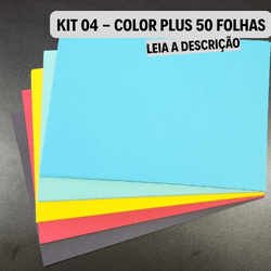 Kit 4 Color Plus - 50 folhas - QPAPEIS LTDA