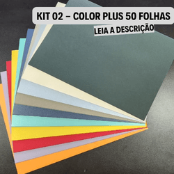 Kit 2 Color Plus - 50 folhas - QPAPEIS LTDA