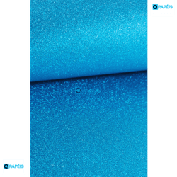 Papel Glitter Azul Celeste A4 250gr - QPAPEIS