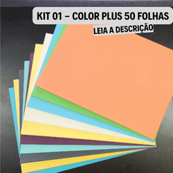 Kit 1 Color Plus - 50 folhas - QPAPEIS LTDA