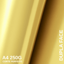 Papel Lamicote Dupla Face Ouro Velho - QPAPEIS LTDA