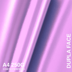 Papel Lamicote Dupla Face Rosa Bebê - QPAPEIS LTDA