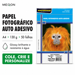 Papel Fotográfico Auto Adesivo Master Pr... - QPAPEIS LTDA