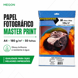 Papel Fotográfico Master Print Pc 50 Fol... - QPAPEIS LTDA