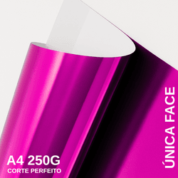 Papel Lamicote Uma Face Rosa Pink - QPAPEIS LTDA