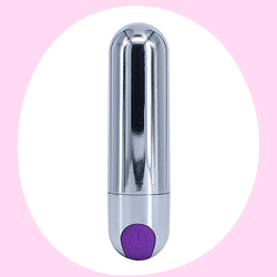 POWER BULLET VIBRADOR EM CÁPSULA COM 10 MODOS DE VIBRAÇÃO -roxo - QV STORE