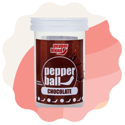 Bolinha Pepper Ball Chocolate com 2 - QV STORE