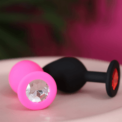 Plug Anal Redondo de Silicone (m) - Quero Vibrar
