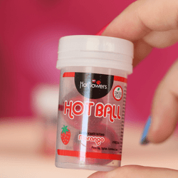 Hot Ball - Bolinha de Morango - Quero Vibrar
