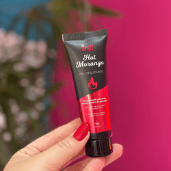 Lubrificante Hot Premium Morango Intt - Quero Vibrar