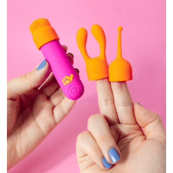 Fun Vibrador Bullet 4 em 1 - Recarregável - Quero Vibrar