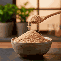 Psyllium em Pó Natural – Fibras Naturais e Equilíb... - Queijaria Dona Monica 