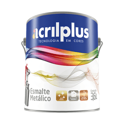 ESMALTE METÁLICO 3,6 LTS ACRILPLUS – DIVERSAS CORE... - Rabelo Materiais Para Construção