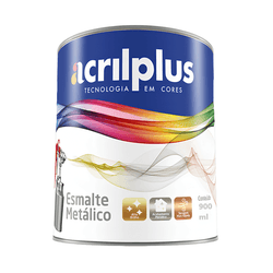 ESMALTE METÁLICO 900 ML ACRILPLUS – DIVERSAS CORES... - Rabelo Materiais Para Construção