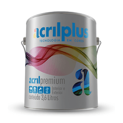 TINTA PREMIUM SEMI-BRILHO 3,6 LITROS ACRILPLUS – D... - Rabelo Materiais Para Construção