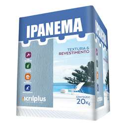 TEXTURA IPANEMA CX 20 KG ACRILPLUS – DIVERSAS CORE... - Rabelo Materiais Para Construção
