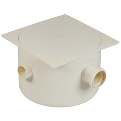 CAIXA SIFONADA QUADRADA BEGE 250X172X50MM 0924 KRO... - Rabelo Materiais Para Construção