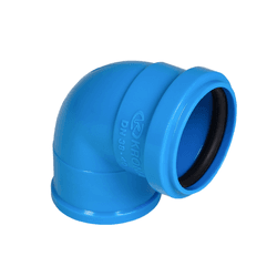JOELHO 90º AZUL C/ ANEL DE VEDAÇÃO 38MM 0624 KRONA... - Rabelo Materiais Para Construção