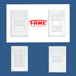 INTERRUPTORES FAME LINHA EVIDENCE – VÁRIOS MODELOS... - Rabelo Materiais Para Construção