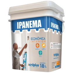 TINTA ECONÔMICA IPANEMA 18 LITROS ACRILPLUS - DIVE... - Rabelo Materiais Para Construção