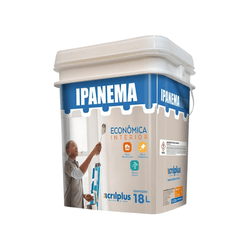 TINTA ECONÔMICA IPANEMA 18 LITROS ACRILPLUS - DIVE... - Rabelo Materiais Para Construção