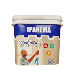 TINTA ECONÔMICA IPANEMA 3,6 LITROS ACRILPLUS - DIV... - Rabelo Materiais Para Construção