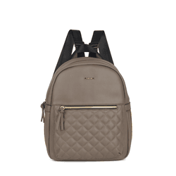 Bolsa Mochila Feminina Gash Matelassê Cinza Ref. 0... - REGIMATTOS