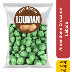 Amendoim Crocante Cebola Torrado - Louman - 1-1003 - ALX MARKET