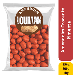 Amendoim Crocante Pimenta Torrado - Louman - 1-100 - ALX MARKET