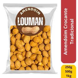 Amendoim Crocante Tradicional Torrado - Louman - 1... - ALX MARKET