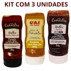 Kit com 3 Unid. de Geléia de Pimenta Agridoce Uai ... - ALX MARKET