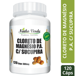 CLORETO DE MAGNÉSIO COM SUCUPIRA 500MG 120 CÁPSULA... - ALX MARKET